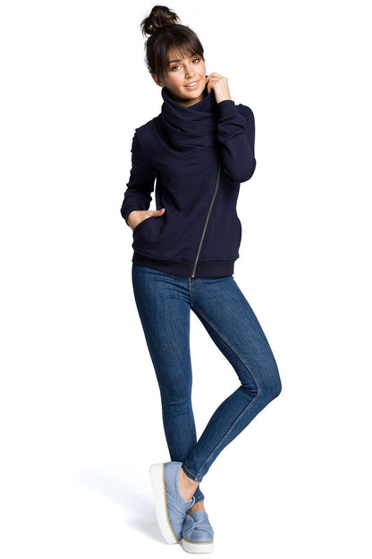   Bluza Damska Model B071 Navy - BeWear 
