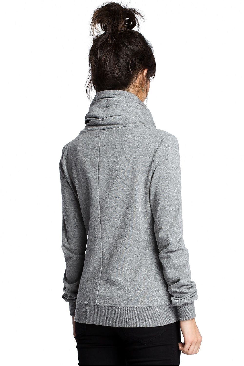  Bluza Damska Model B071 Grey - BeWear 