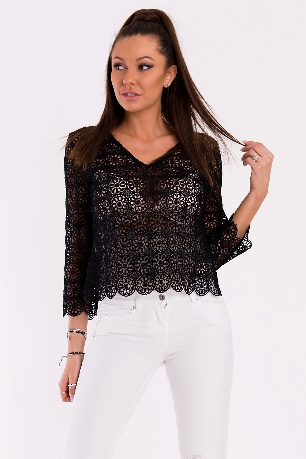   Bluzka Model 17989 Black - YourNewStyle 