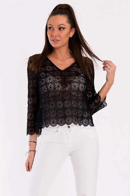   Bluzka Model 17989 Black - YourNewStyle 