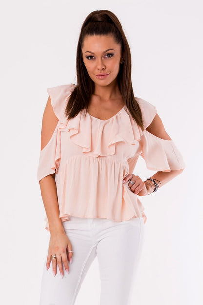   Bluzka Model 17999 Powder Pink - YourNewStyle 