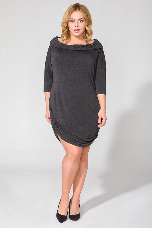  Sukienka Model PS2 Dark Grey - Tessita 