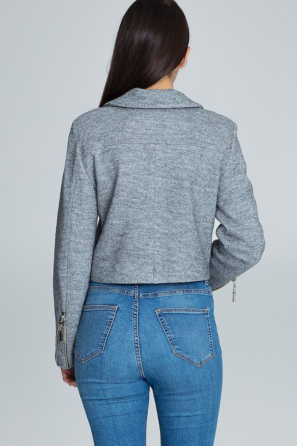   Kurtka Damska Model M607 Grey - Figl 