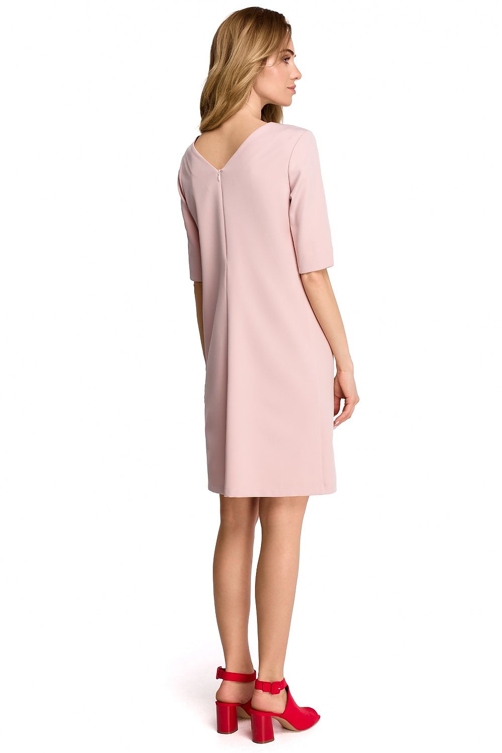  Sukienka Model S113 Powder Pink - Stylove 