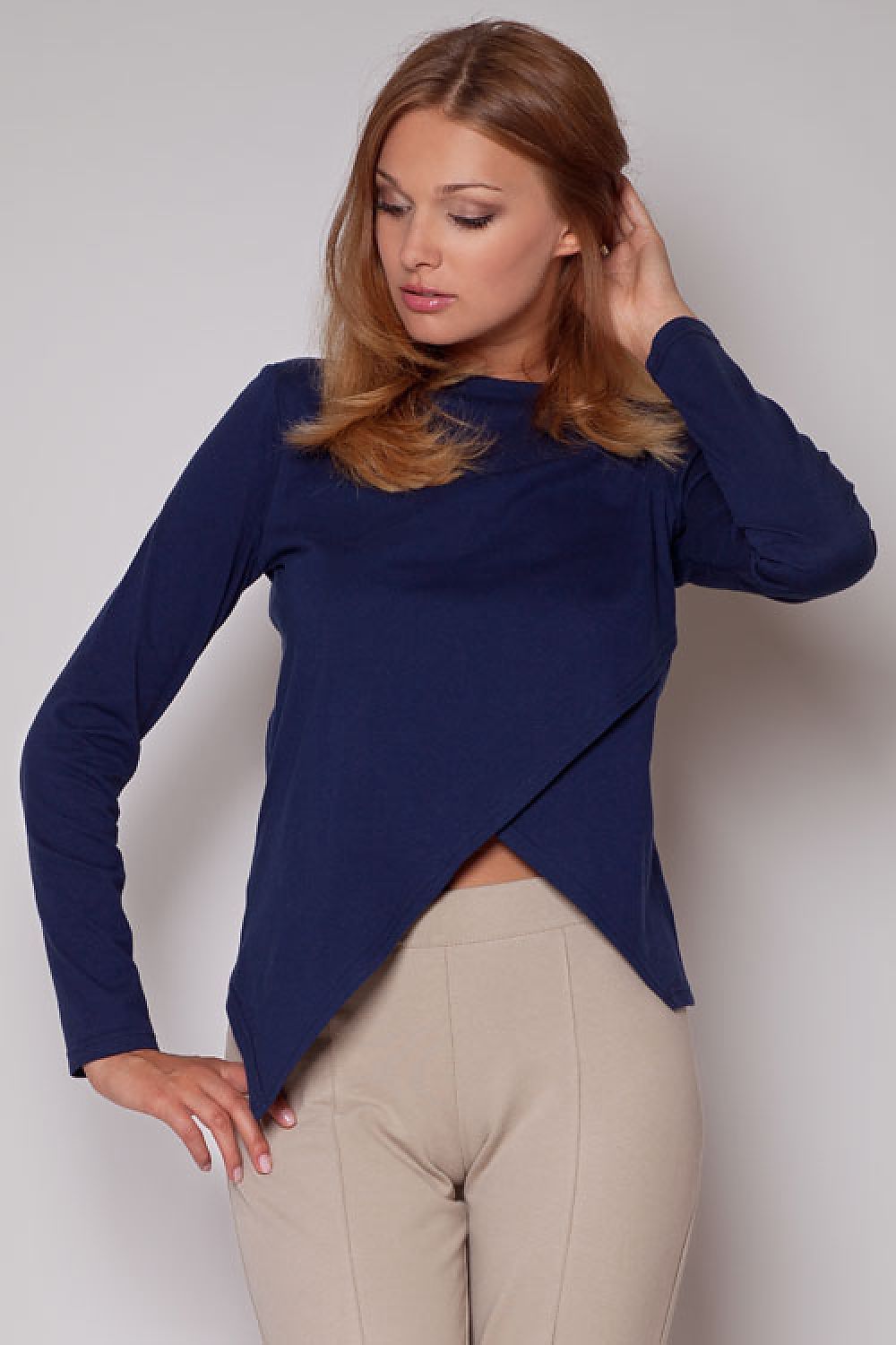   Bluzka Model 210 Navy - Figl 