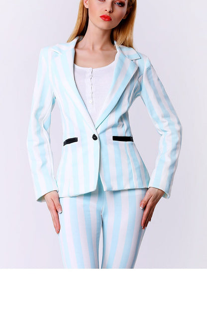   Marynarka Damska Model 2972 Sky Blue - YourNewStyle 