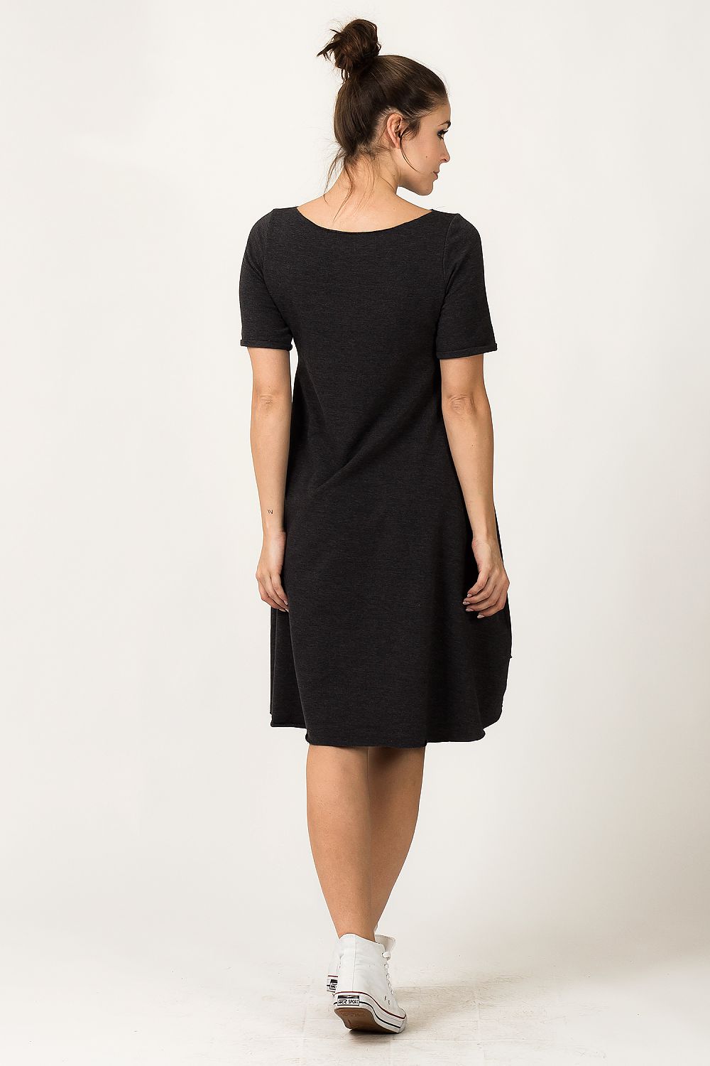  Sukienka Model Nadia 8 Dark Grey - Tessita 