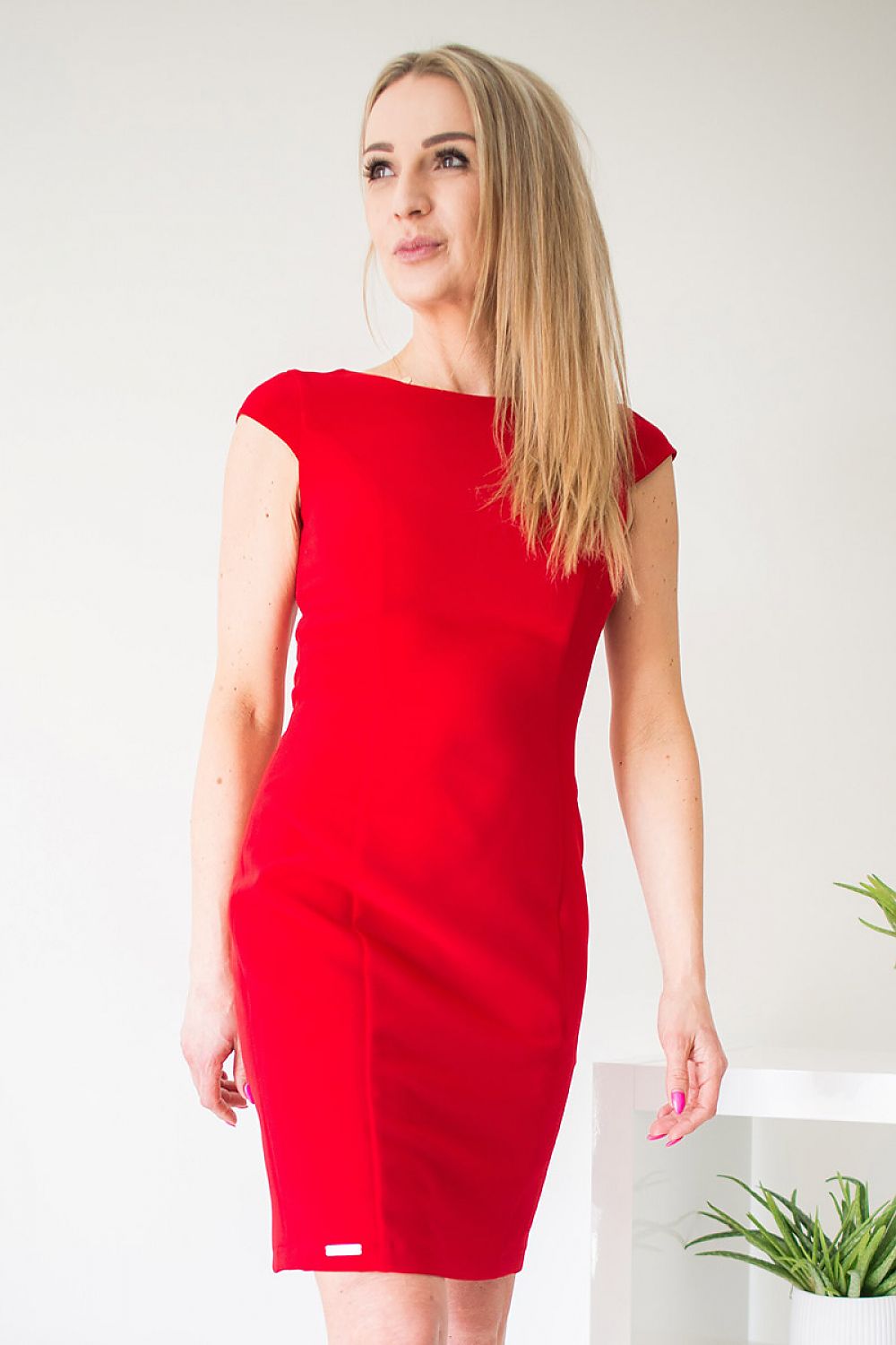  Sukienka Model Juliette Red - Jersa 