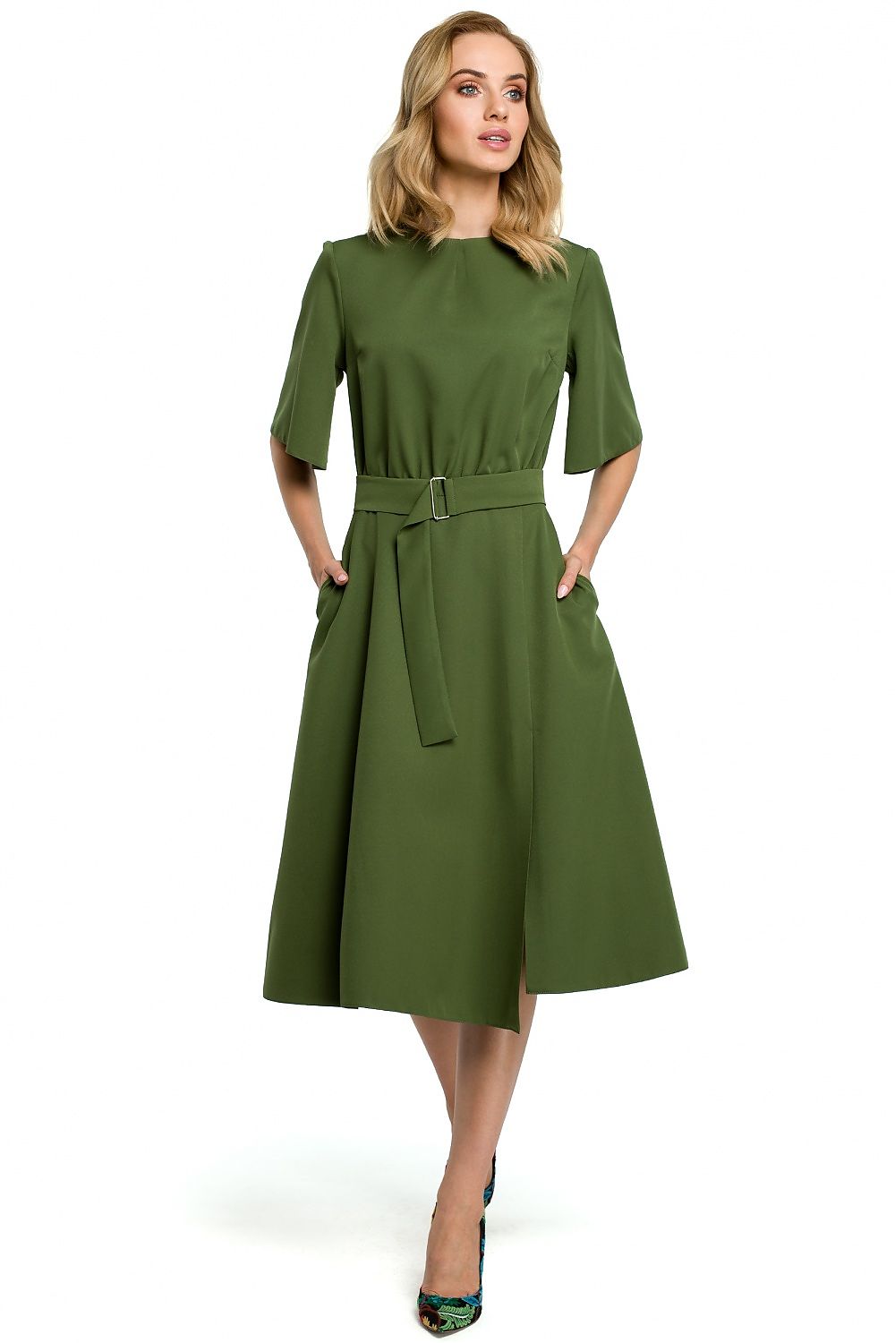  Sukienka Model MOE396 Green - Moe 