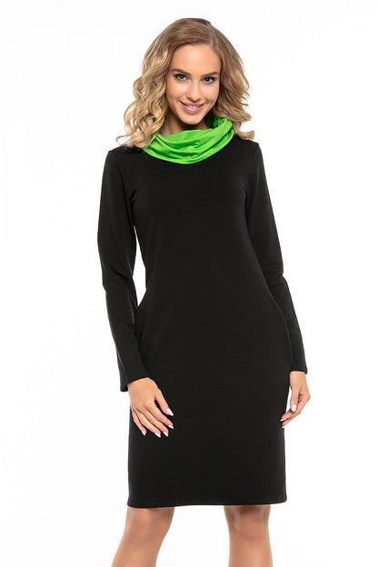 Sukienka Model T248/3 Black/Green - Tessita 