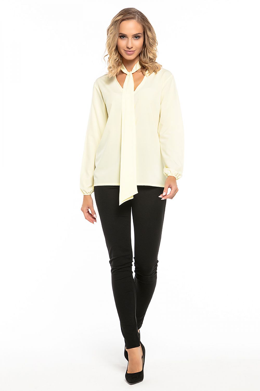   Bluzka Model T244/5 Yellow - Tessita 