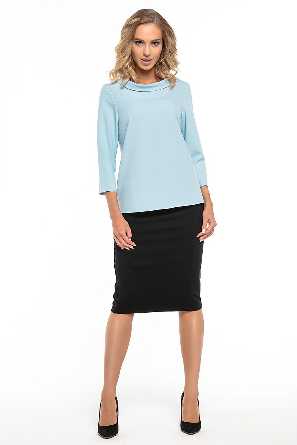   Bluzka Model T243/4 Light Blue - Tessita 
