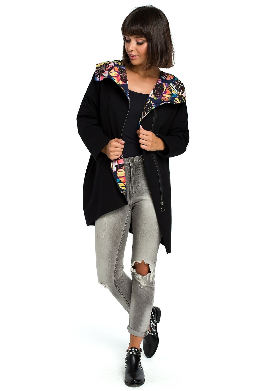   Bluza Damska Model B091 Black - BeWear 