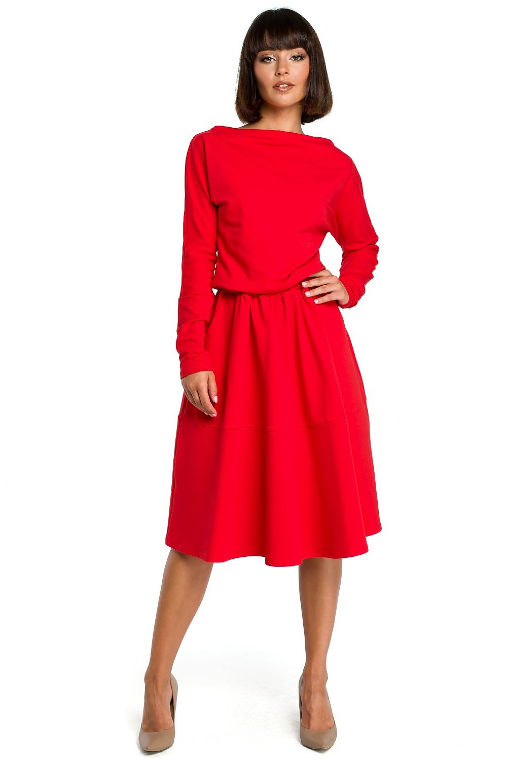  Sukienka Model B087 Red - BeWear 
