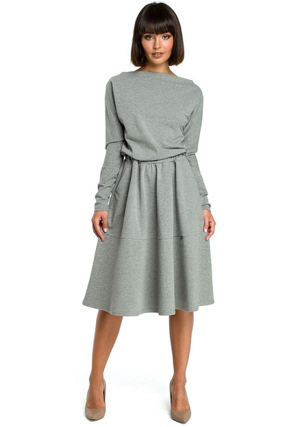  Sukienka Model B087 Grey - BeWear 