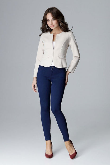   Żakiet Model L008 Beige - Lenitif 