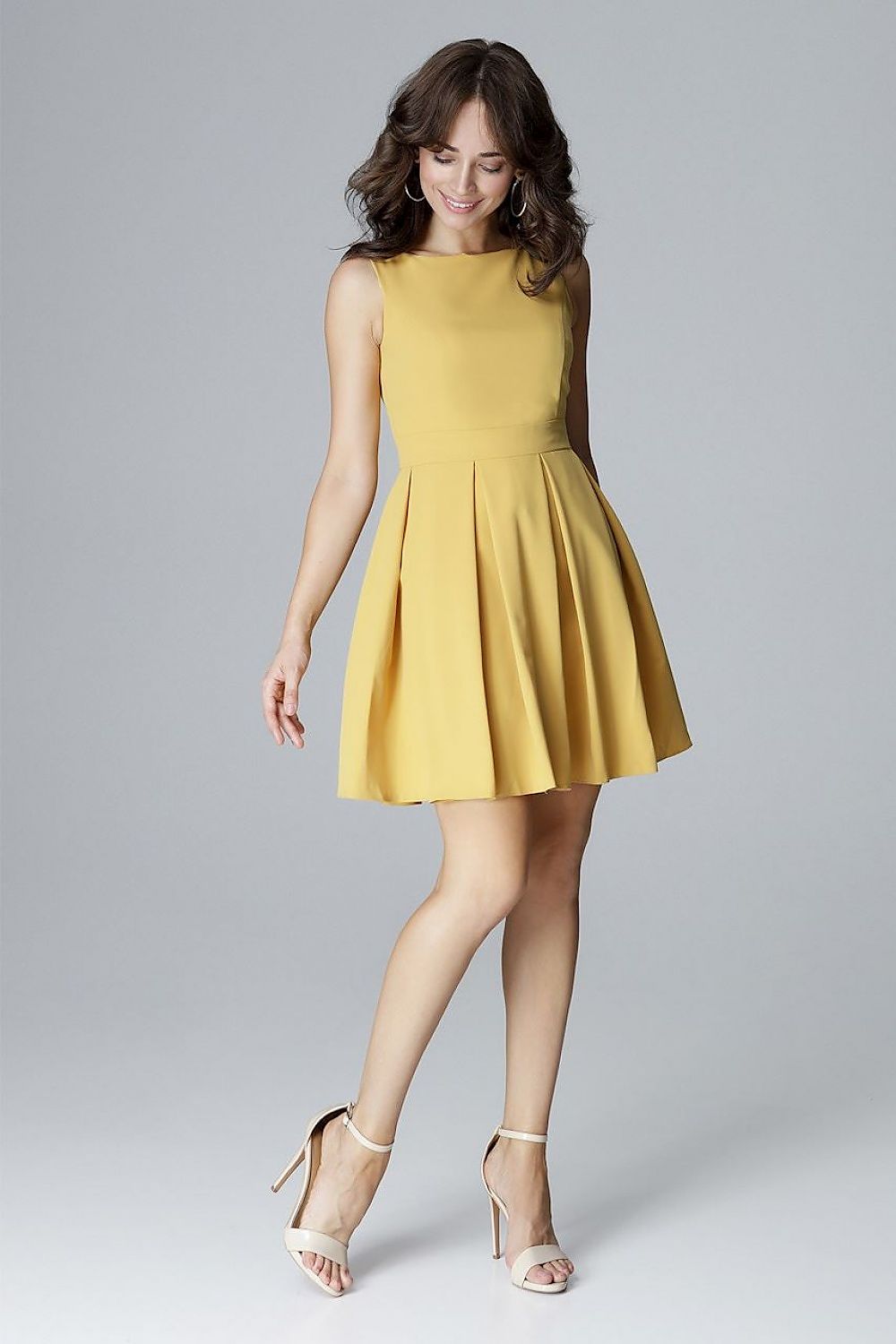   Sukienka Model L006 Yellow - Lenitif 