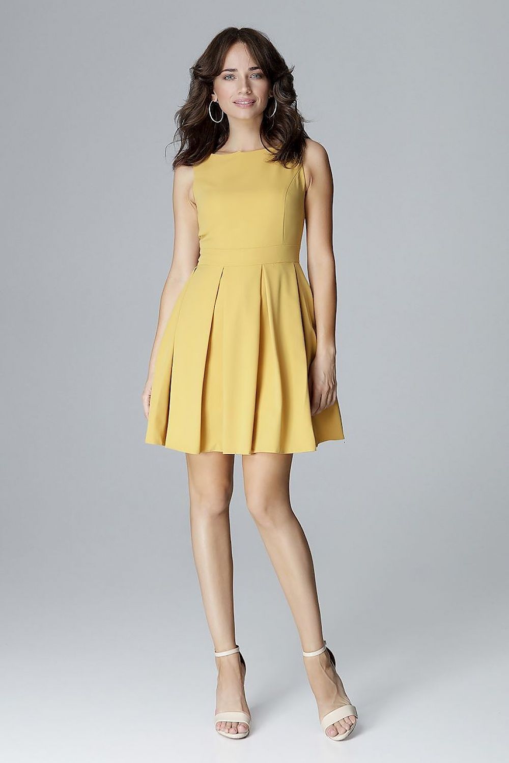   Sukienka Model L006 Yellow - Lenitif 