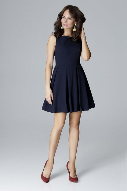   Sukienka Model L006 Navy - Lenitif 