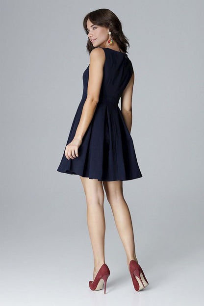   Sukienka Model L006 Navy - Lenitif 