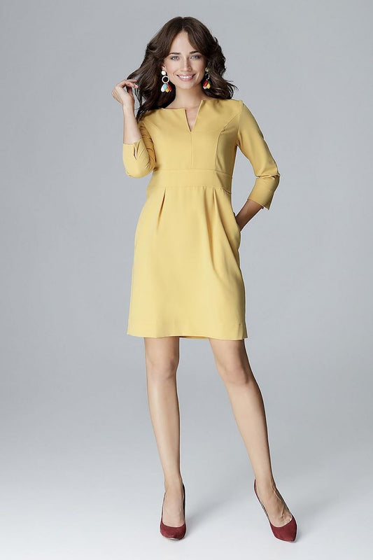  Sukienka Model L004 Yellow - Lenitif 