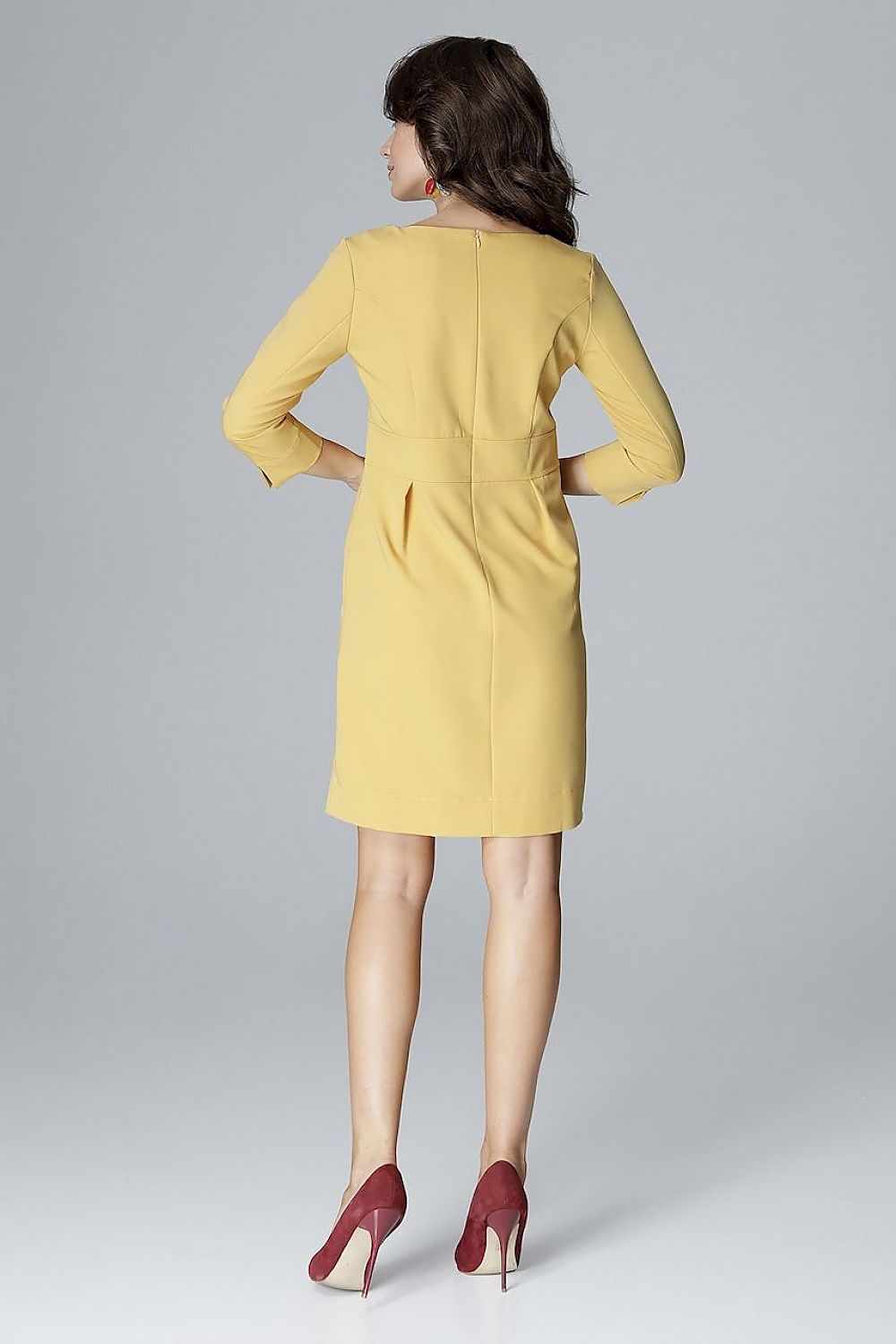  Sukienka Model L004 Yellow - Lenitif 