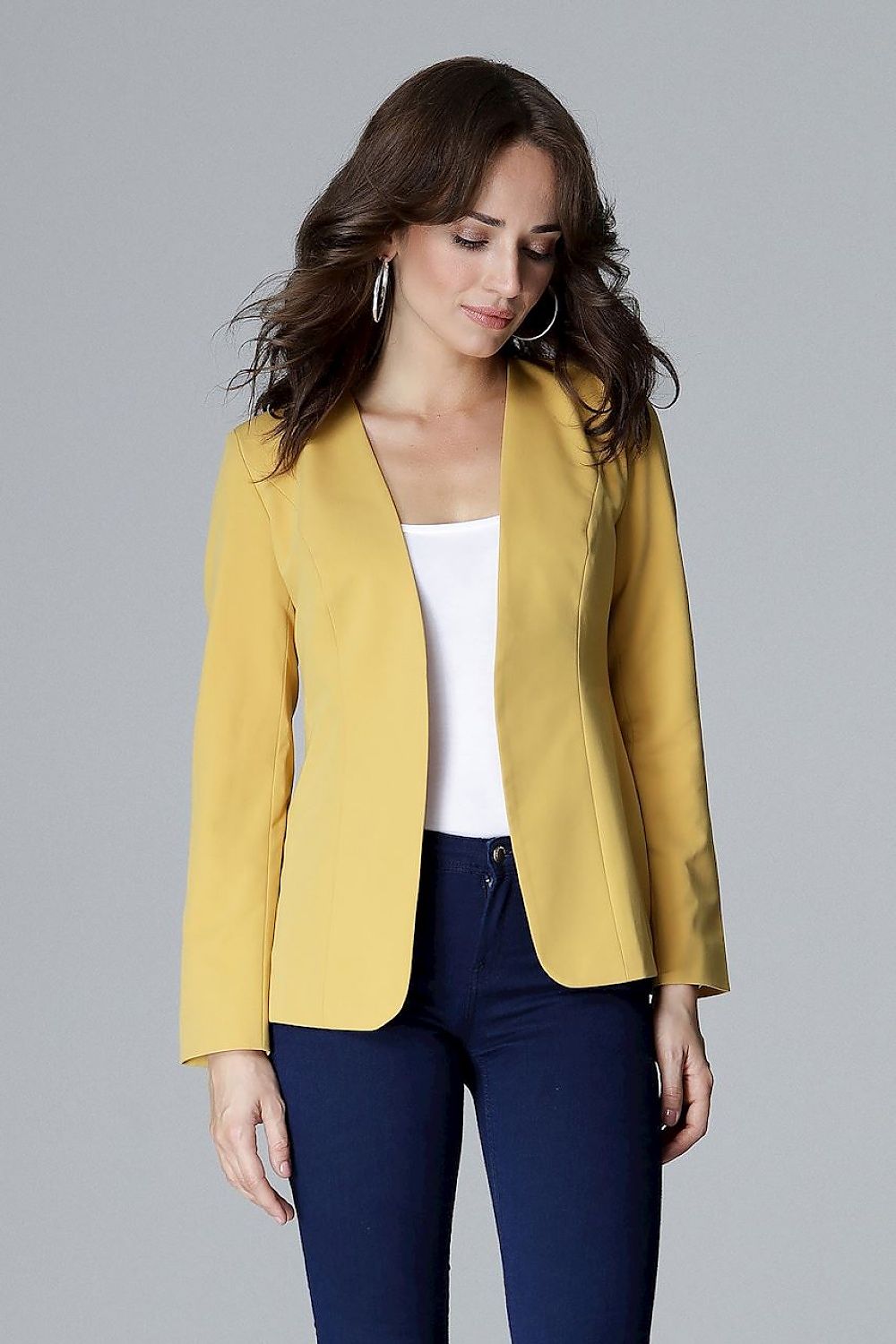   Żakiet Model L005 Yellow - Lenitif 