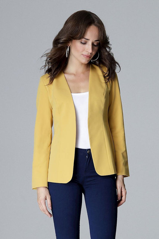   Żakiet Model L005 Yellow - Lenitif 