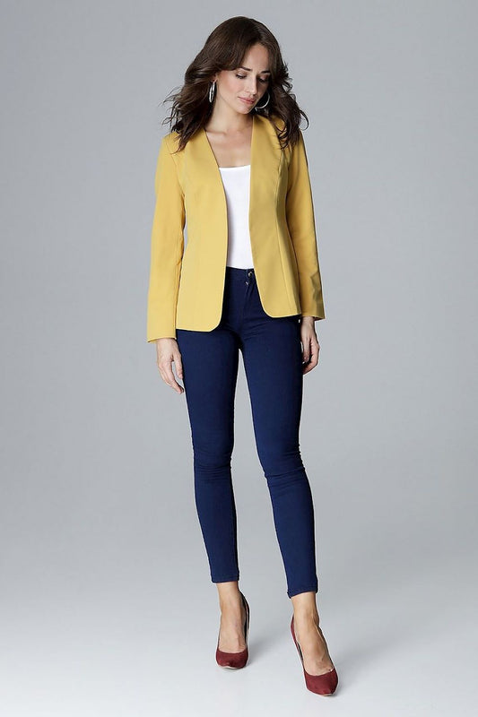   Żakiet Model L005 Yellow - Lenitif 