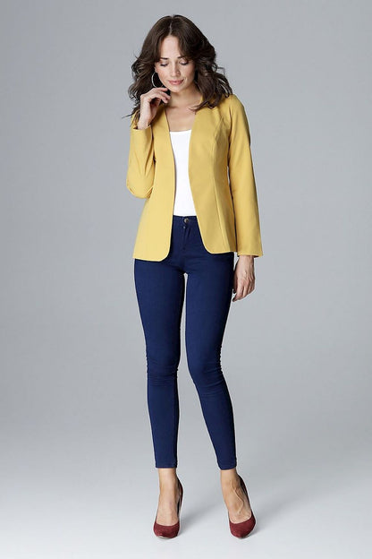   Żakiet Model L005 Yellow - Lenitif 