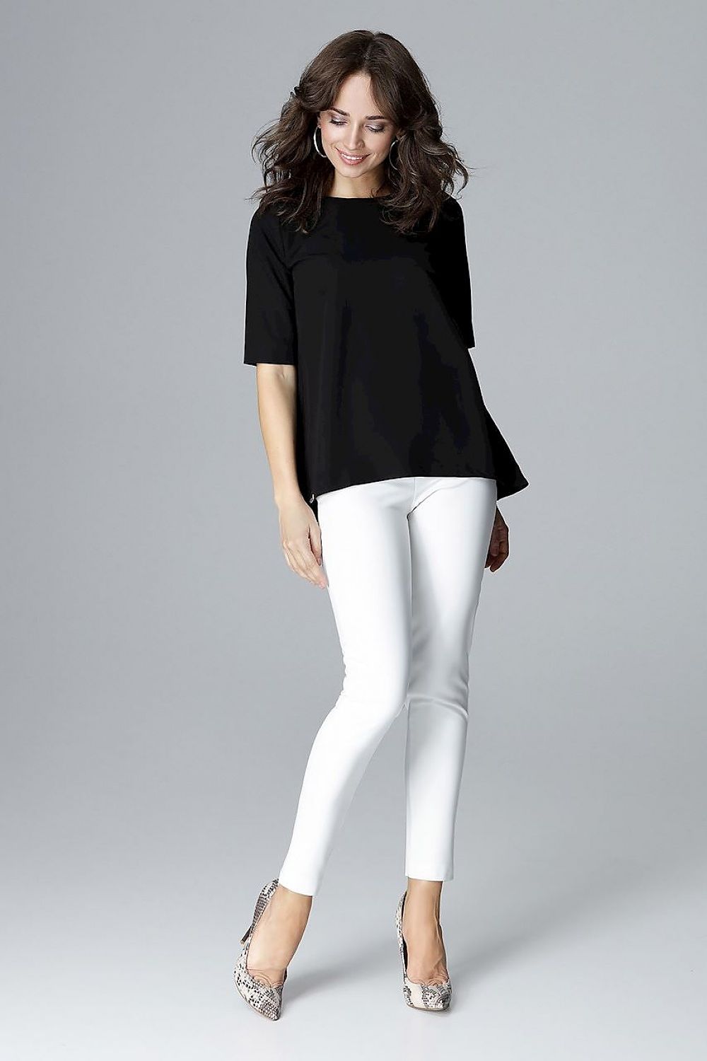   Bluzka Model L002 Black - Lenitif 