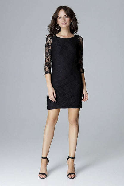  Sukienka Model L017 Black - Lenitif 
