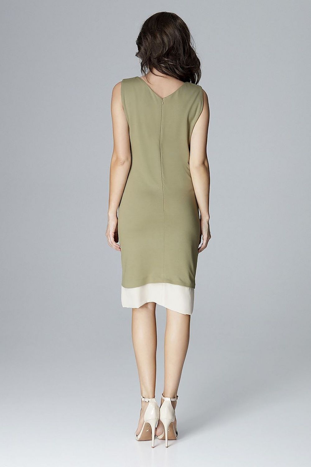  Sukienka Model L016 Olive - Lenitif 