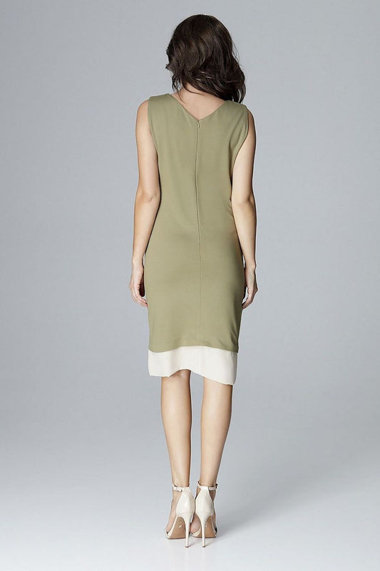   Sukienka Model L016 Olive - Lenitif 