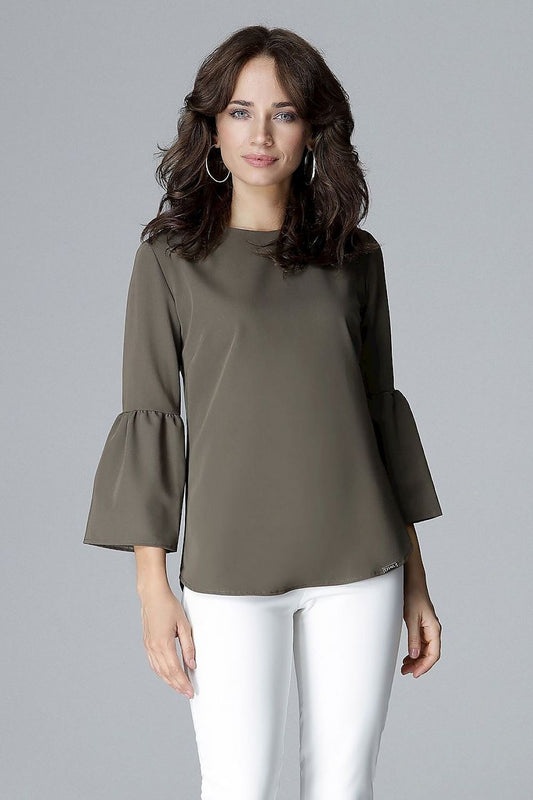   Bluzka Model L010 Olive - Lenitif 