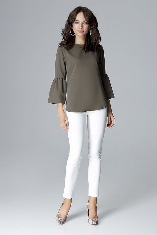   Bluzka Model L010 Olive - Lenitif 