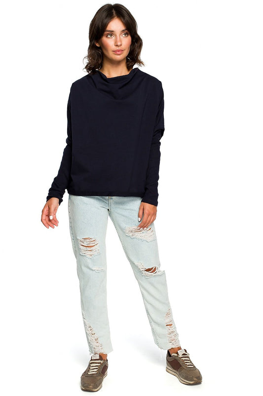   Bluza Damska Model B094 Navy - BeWear 