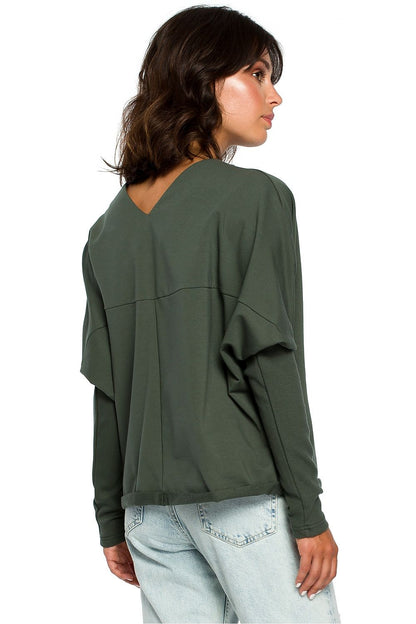   Bluza Damska Model B094 Green - BeWear 