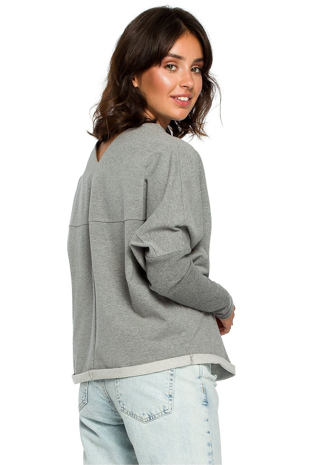   Bluza Damska Model B094 Grey - BeWear 