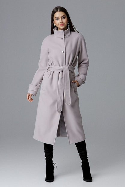   Płaszcz Damski Model M624 Beige - Figl 