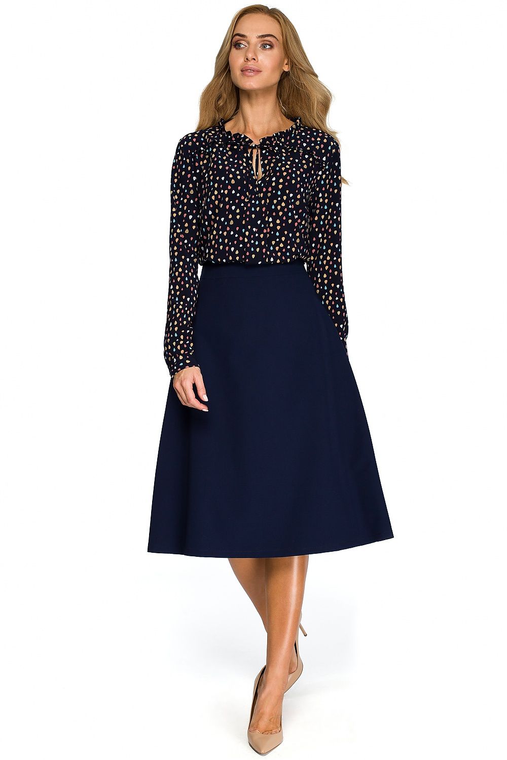  Spódnica Model S133 Navy - Stylove 