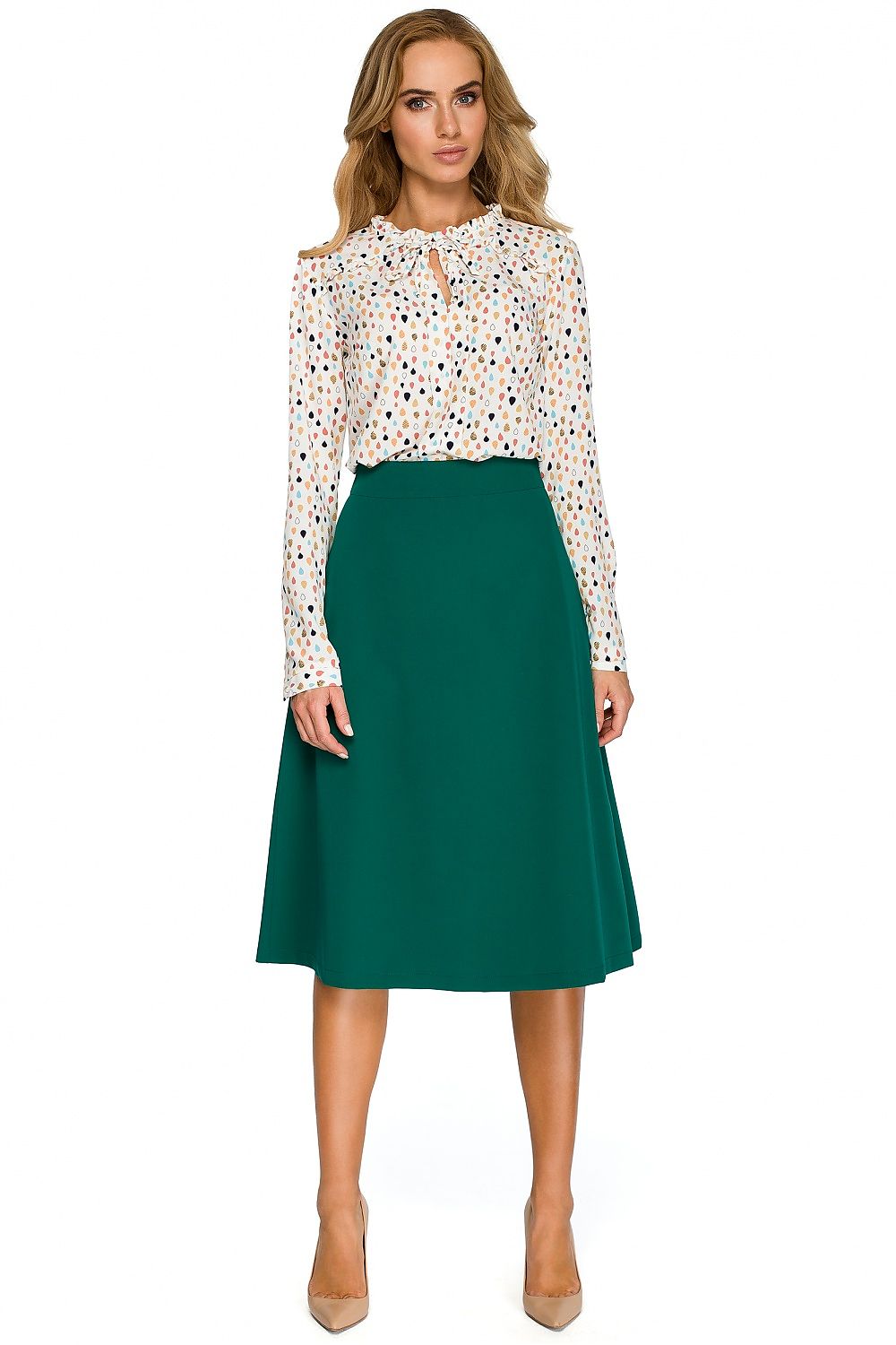  Spódnica Model S133 Green - Stylove 