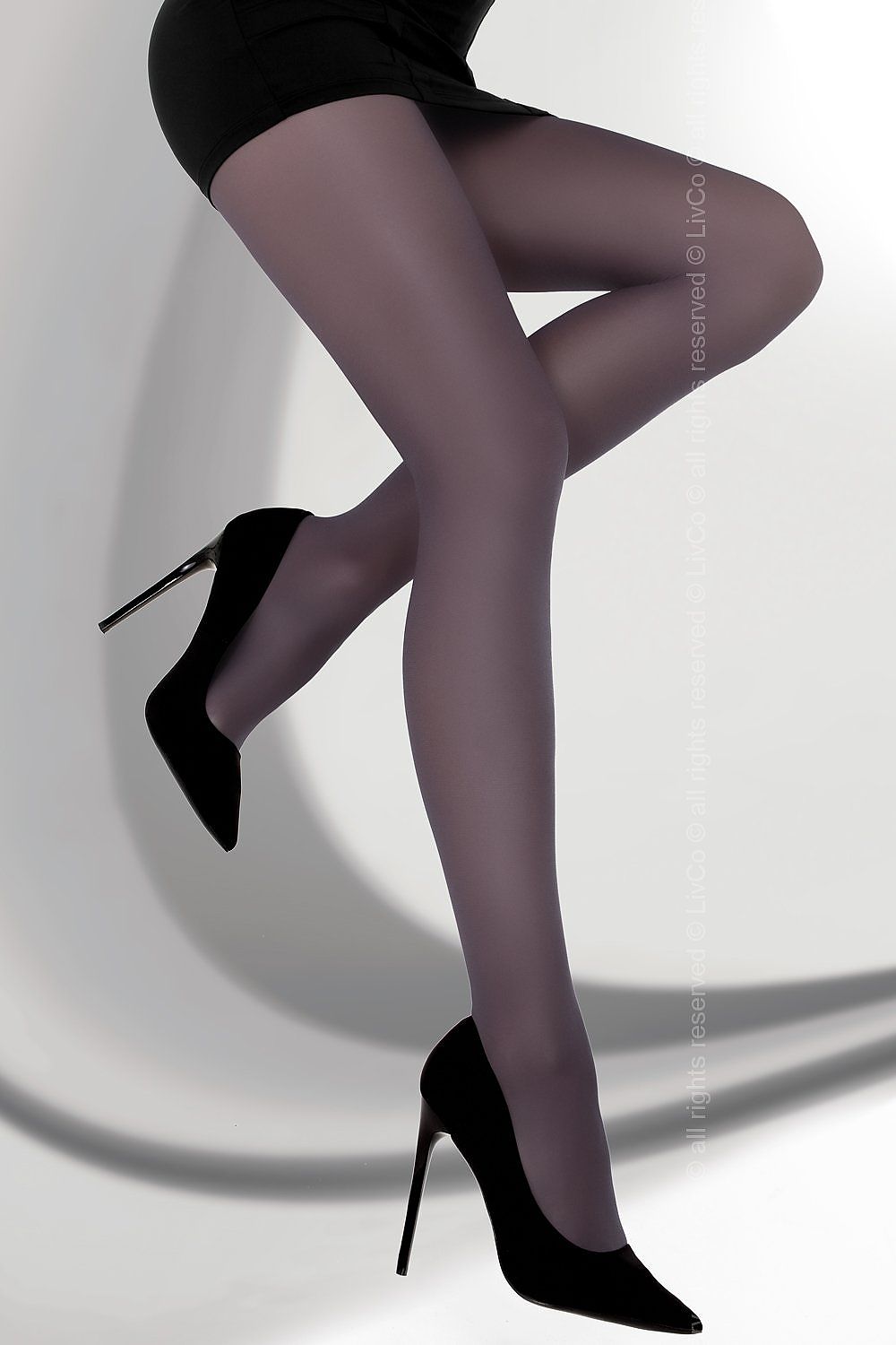   Rajstopy Model Bryne 40 DEN Plum - Livia Corsetti Fashion 