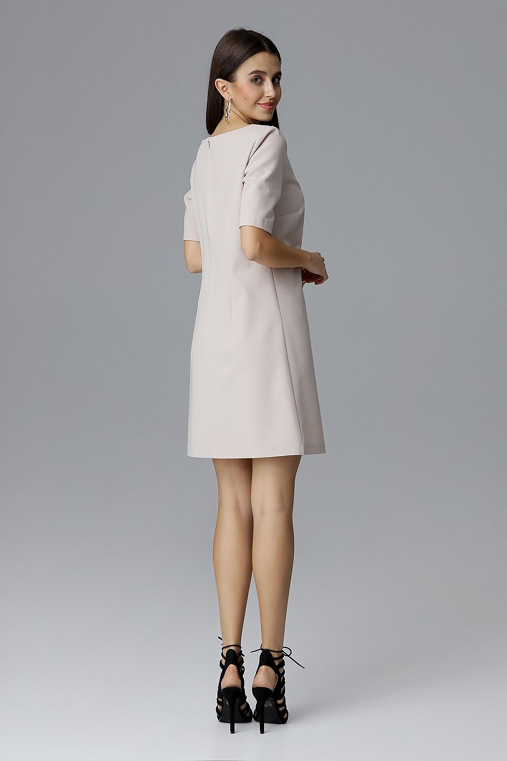  Sukienka Model M634 Beige - Figl 