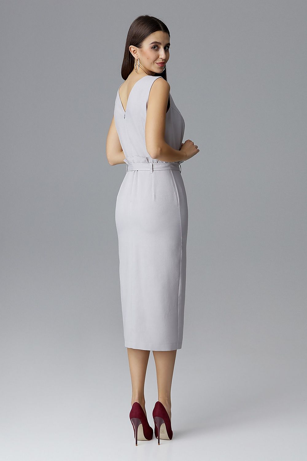   Sukienka Model M633 Grey - Figl 