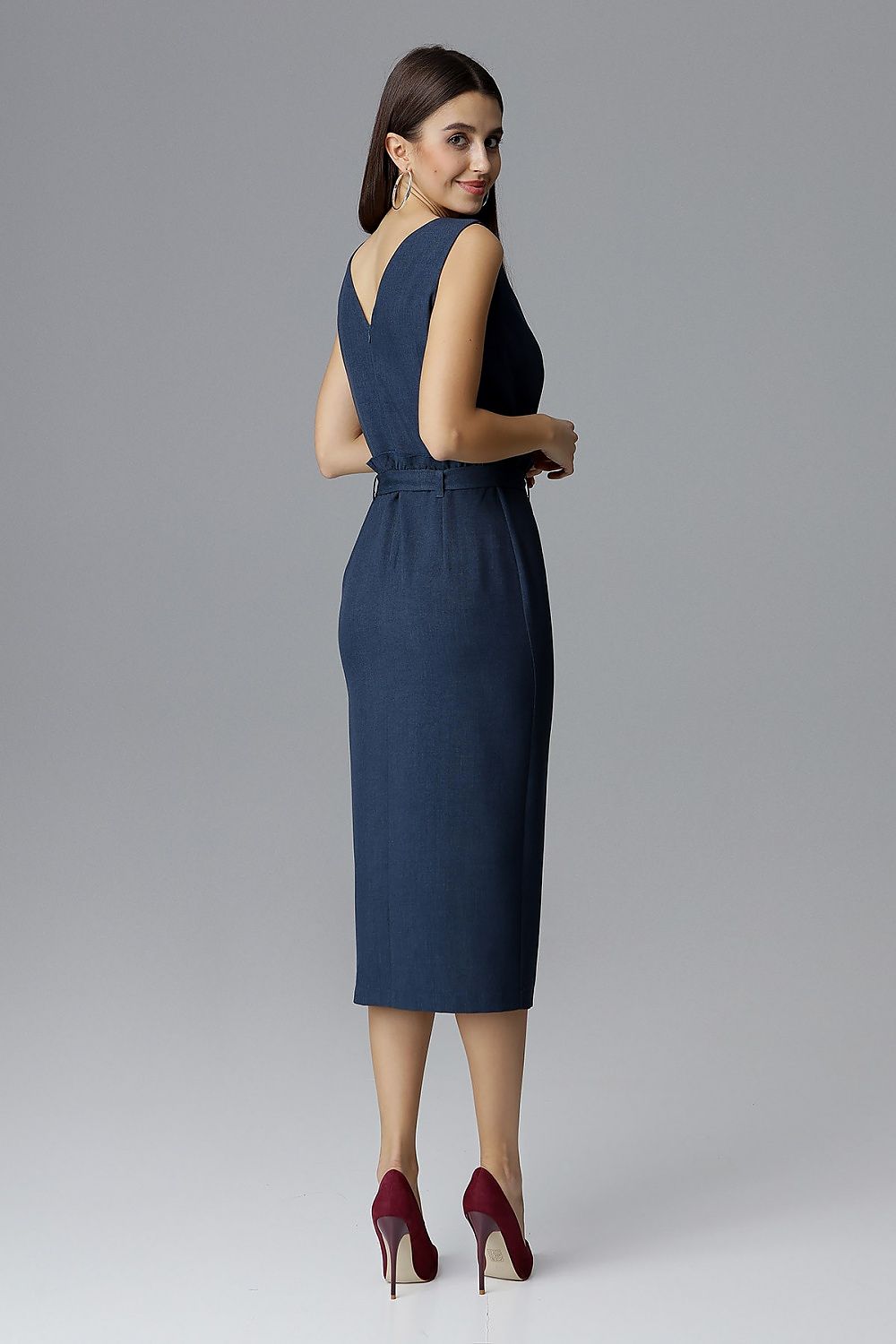   Sukienka Model M633 Navy - Figl 