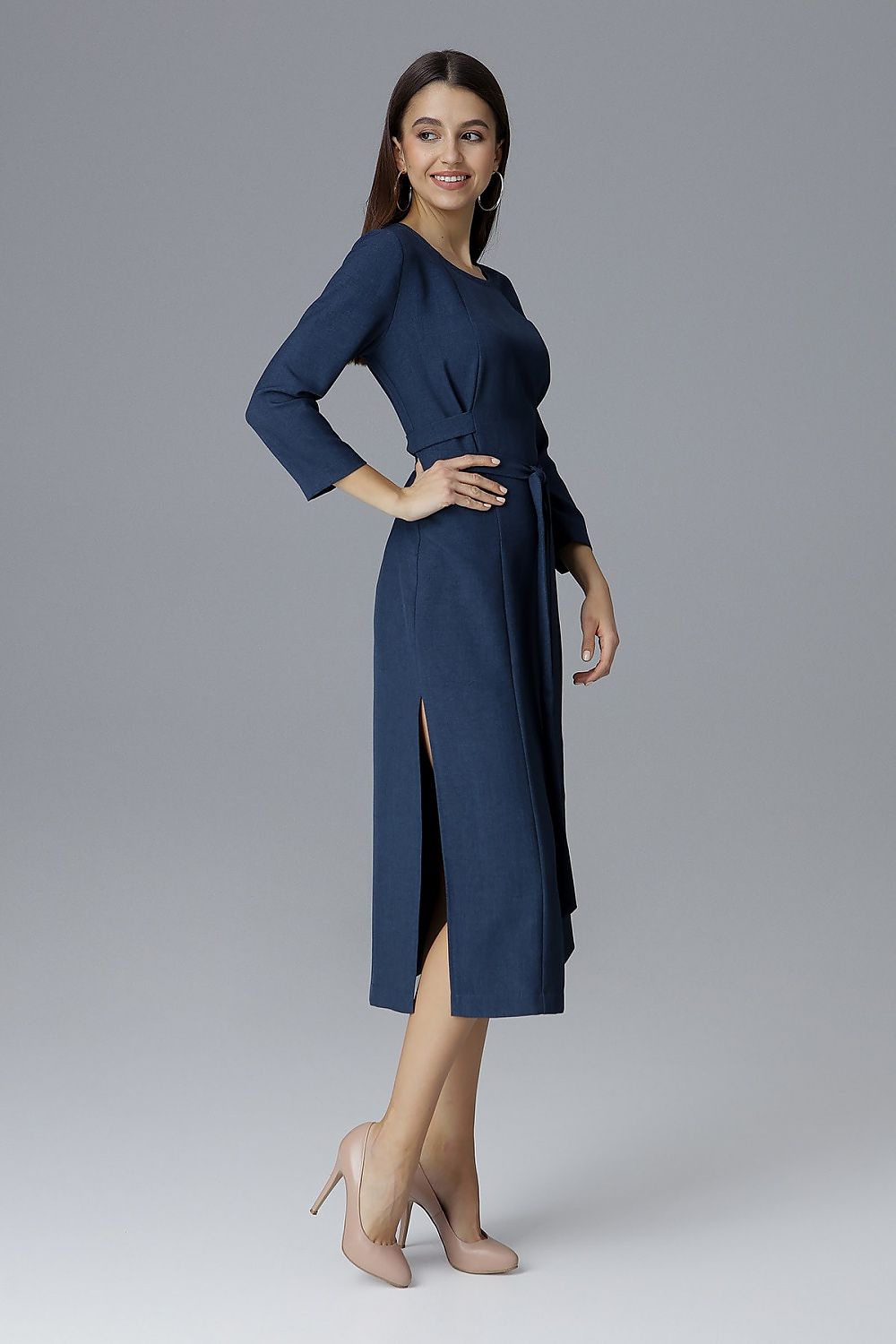   Sukienka Model M631 Navy - Figl 