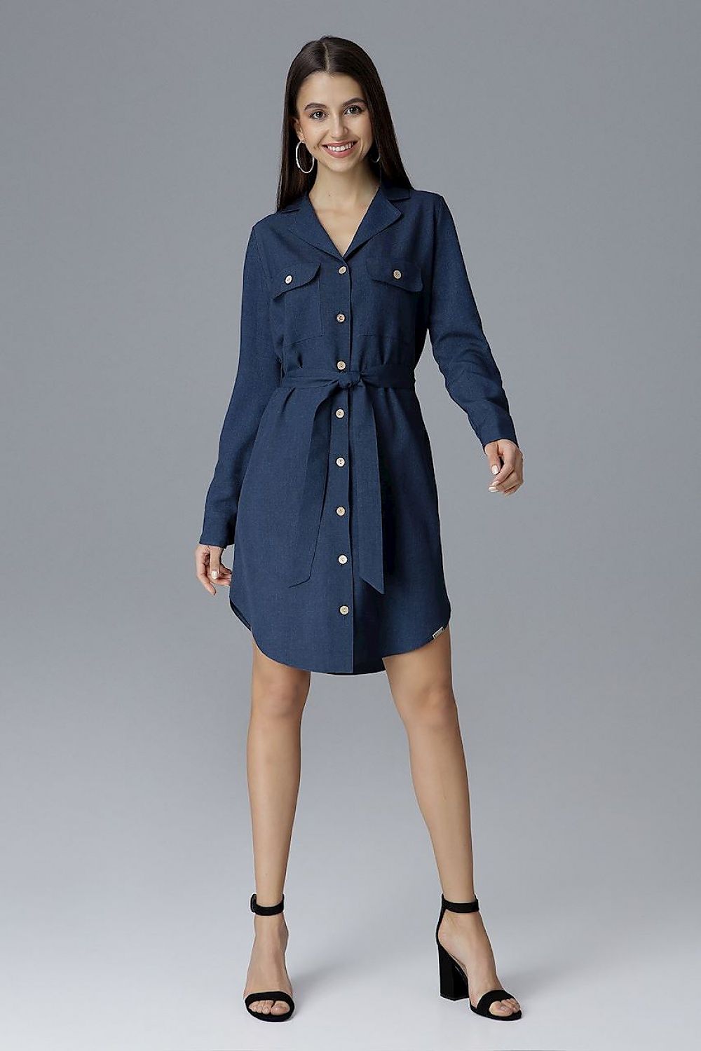  Sukienka Model M630 Navy - Figl 