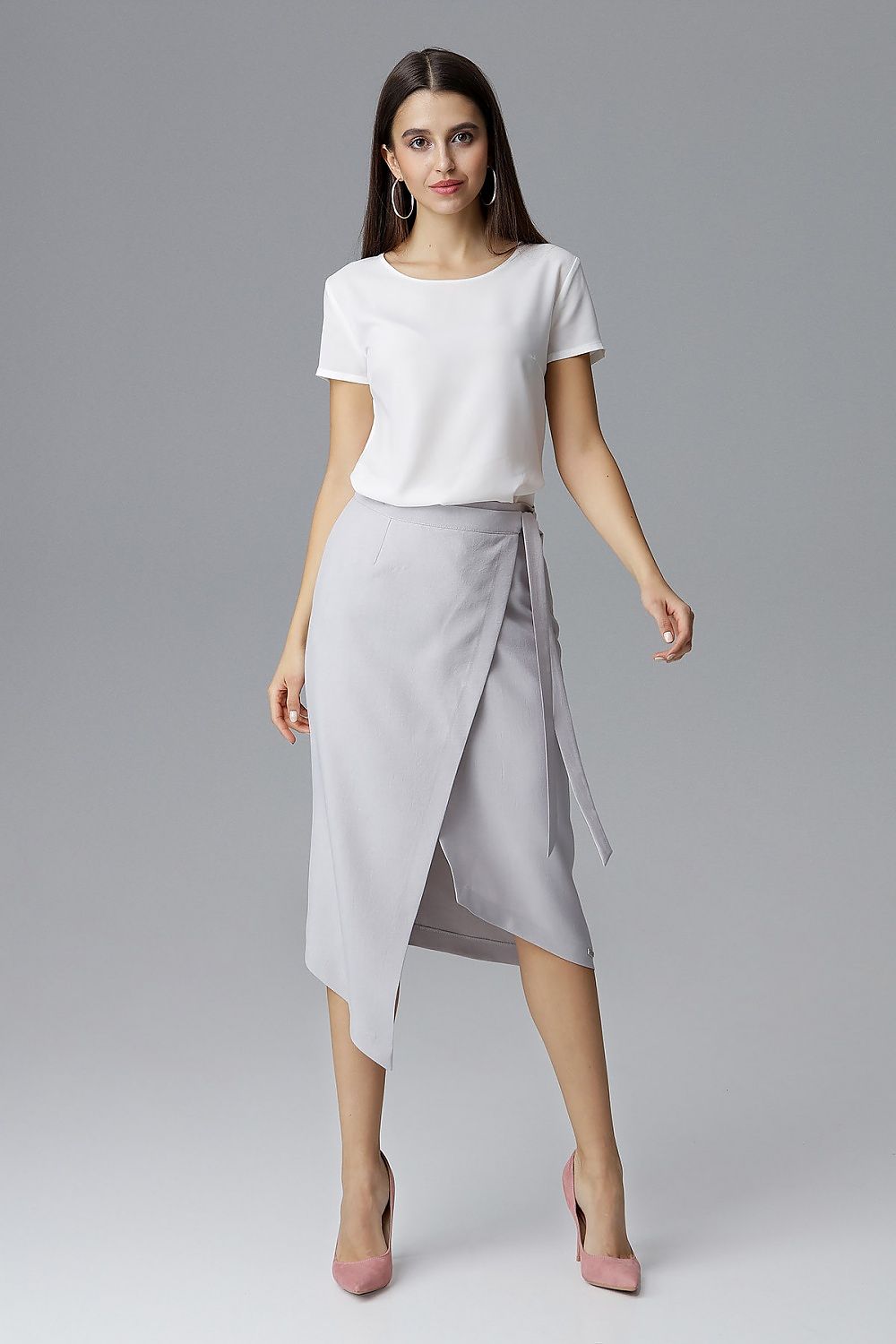  Spódnica Model M629 Grey - Figl 
