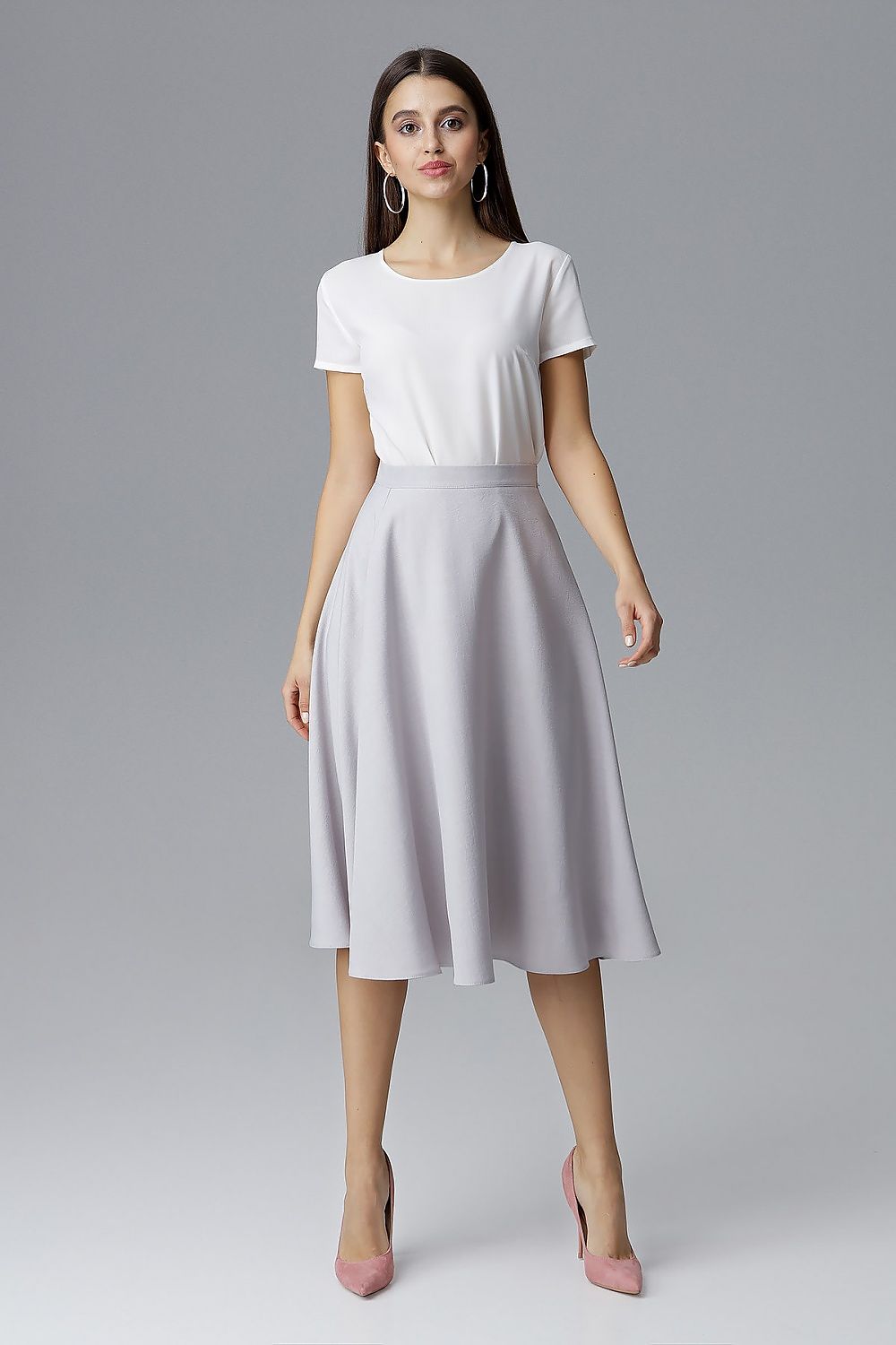  Spódnica Model M628 Grey - Figl 